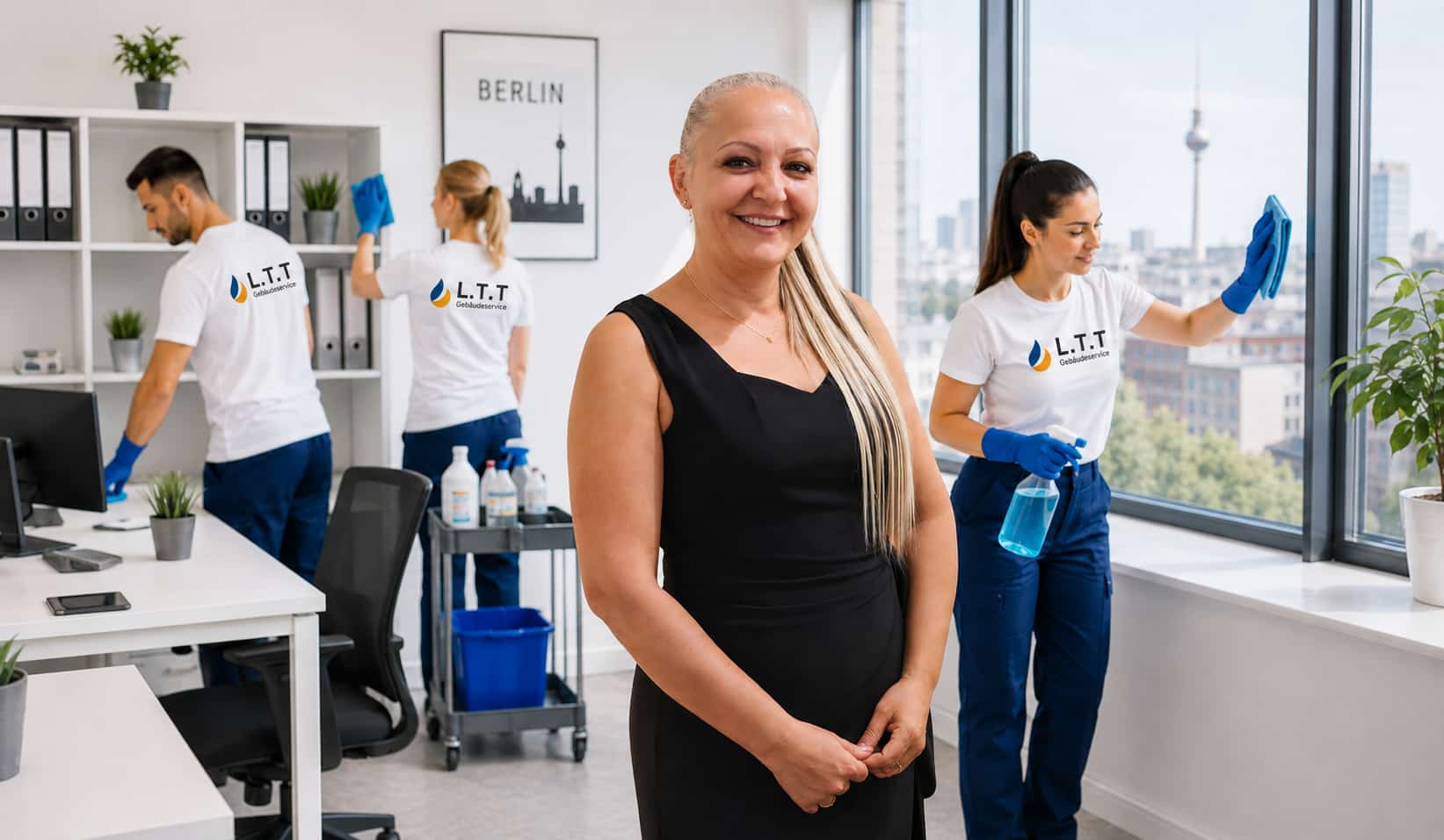 Dragica Wiesinger – Inhaberin von L.T.T. Gebäudeservice, Gebäudereinigung Berlin-Wilmersdorf